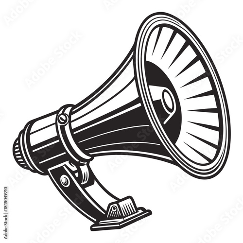 megaphone isolated on white background