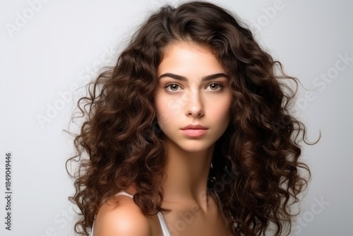 Portrait Virgin Brunette