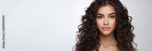 Portrait Virgin Brunette