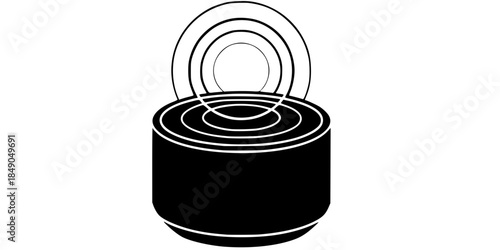 Smart Speaker Voice Assistant Podcast Silhouette