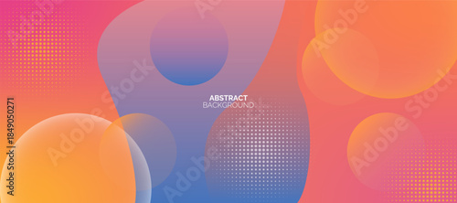 Colorful abstract background with smooth gradients. Suit for banner, brochure, presentation, corporate, cover, poster, website