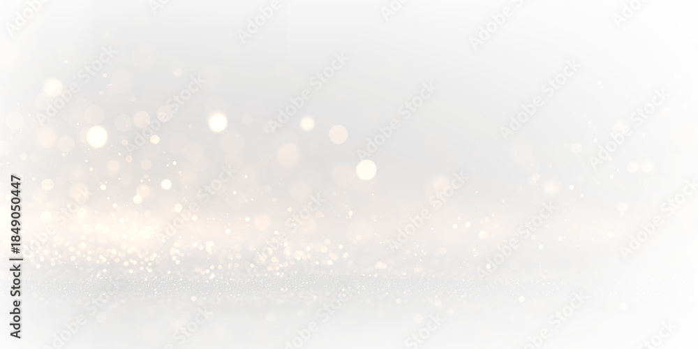 Fototapeta premium Magical burst of gold dust and bokeh sparkles with glamorous motion perfect for PNG party designs, Christmas celebrations, or luxury stardust effects.