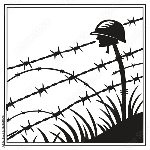 Tripwire Land Mine Silhouette.