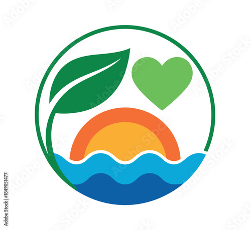 Eco Friendly Logo with Heart