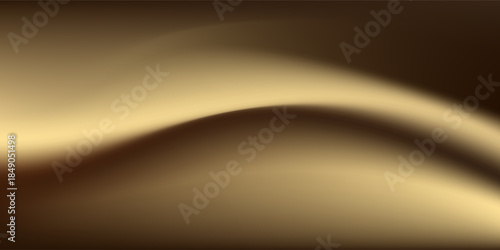 3d abstract gold liquid silky background, golden fabric or metal foil smooth texture abstract simple modern