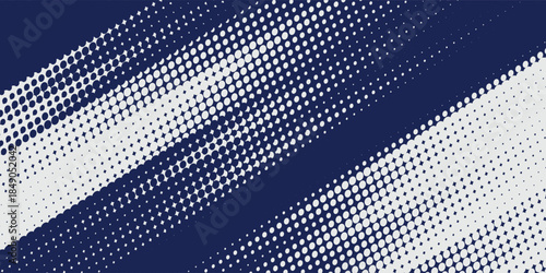 Modern halftone wave dots background. Futuristic twisted grunge pattern, dots, circles. Vector modern optical pop art texture for posters art modern