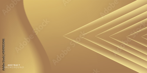 An abstract background using warm gold and beige tones. The design consists of diagonal lines and shapes that create a sense of dimension and detail.