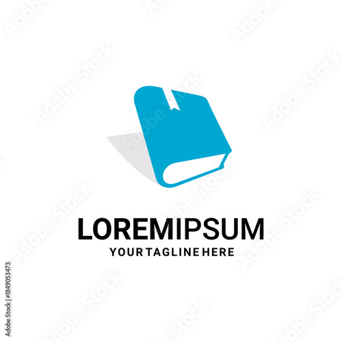 Simple a book flat design 