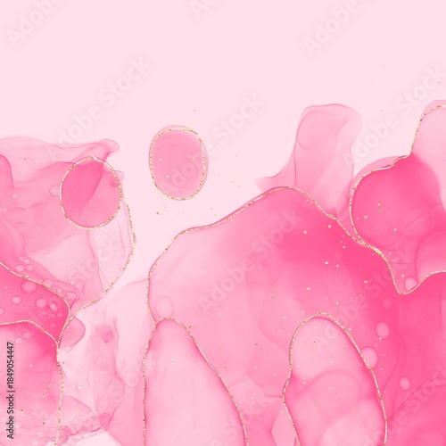  Alcohol Ink, Abstract, Pink, Gold, Watercolor, Fluid Art, Background, Luxury, Marble, Texture, Soft, Elegant, Dreamy, Rose, Magenta, Pastel, Glitter, Golden Veins, Ethereal, Feminine, Romantic, Moder