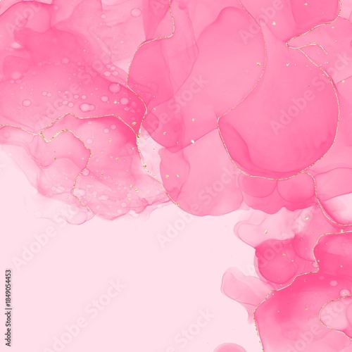  Alcohol Ink, Abstract, Pink, Gold, Watercolor, Fluid Art, Background, Luxury, Marble, Texture, Soft, Elegant, Dreamy, Rose, Magenta, Pastel, Glitter, Golden Veins, Ethereal, Feminine, Romantic, Moder