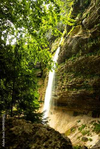 the slovenian waterfall perinic