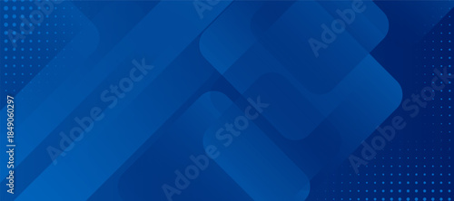 Abstract blue background. glowing geometric line pattern. Modern blue gradient square shape design. Suit for brochure, corporate, website, poster, banner, cover modern