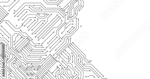 Circuit technology background with hi-tech digital  illustration