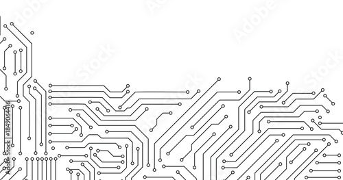 Circuit technology background with hi-tech digital  illustration