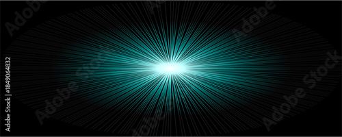 Panorama Laser Light on Technology Background,Hi-tech Digital and sound wave Concept design,Free Space For text in put,Vector illustration.