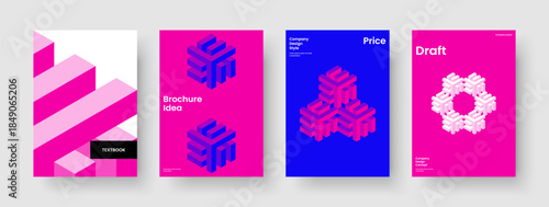 Modern Brochure Design. Creative Report Layout. Geometric Poster Template. Book Cover. Banner. Flyer. Background. Business Presentation. Leaflet. Newsletter. Handbill. Notebook. Advertising