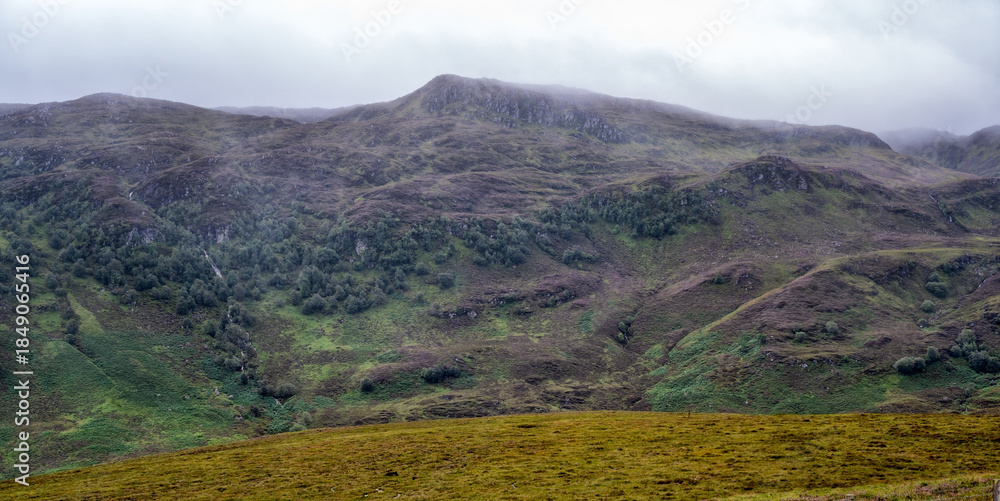 Fototapeta premium View from Carn Suidhe Viewpoint, Scotland