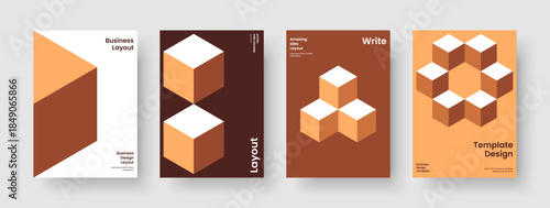 Creative Brochure Layout. Geometric Flyer Design. Abstract Background Template. Book Cover. Business Presentation. Banner. Poster. Report. Portfolio. Handbill. Magazine. Catalog. Brand Identity