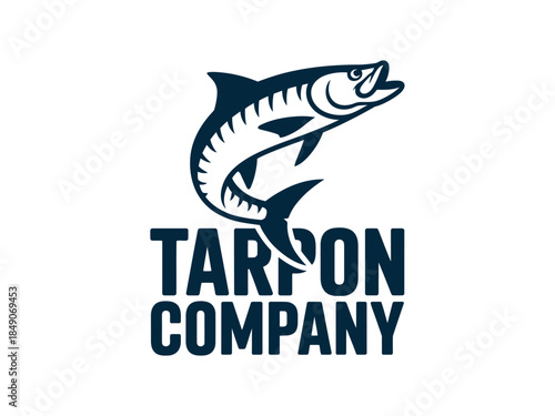 Tarpon Company Logo with Fish