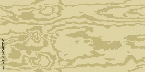 Wood grain texture. Abstract striped wavy background. Seamless wooden brown pattern. Vector illustration