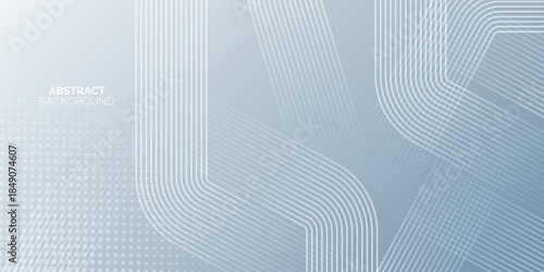 Digital futuristic technology concept. Digital blue abstract background with pattern. Geometric stripe line art design for poster, brochure, cover, banner, website, header