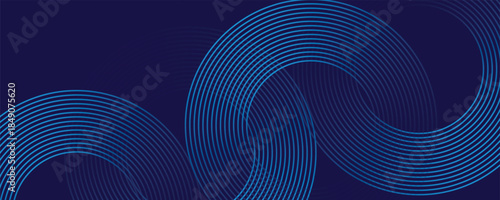 abstract glowing circle lines background. Abstract health care or medical pattern. Modern design for poster, brochure, cover, website, header, web banner, presentation.