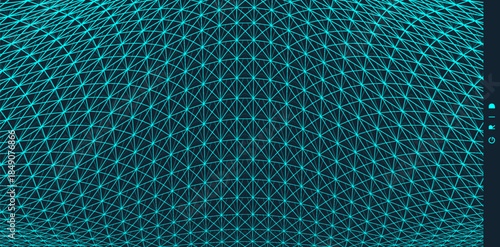 Lattice structure. Science or technology background. Grid. Abstract vector illustration.