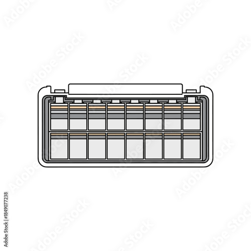 Automotive Electrical Connector With Multiple Pins.