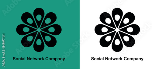 Social Network Company Logo Design