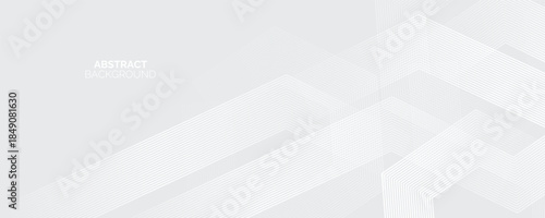 Abstract grey background with hexagons. Modern medical or health care scientific. Geometric stripe line art design for poster, brochure, cover, banner, header, website, presentation