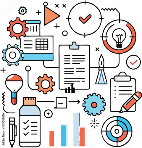 Round social media icons or social network logos flat vector icon set / collection for apps and websites