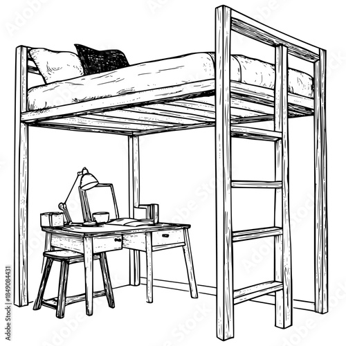 Escape into simplicity | Clean, isolated vector art for creative projects.