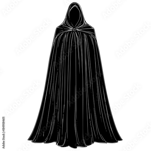 Ethereal Whispers: Silent Sentinel | Clean, isolated vector art for creative projects.