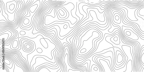 Abstract Topographic background. Geographic line map. Wavy pattern design. Paper texture imitation of a geographical map shades. Vector illustration.	