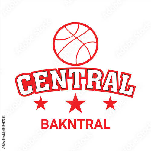 Simple basketball ball icon logo designed for sports branding, web buttons, and modern graphic illustration use