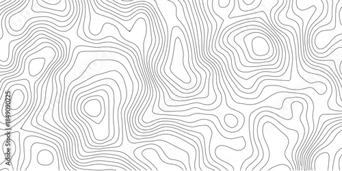 Abstract Topographic background. Geographic line map. Wavy pattern design. Paper texture imitation of a geographical map shades. Vector illustration.	