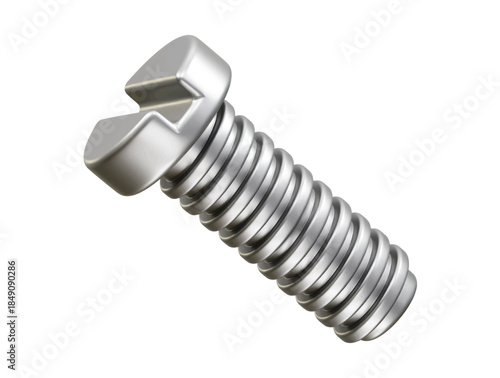 Bolt icon 3d render illustration 