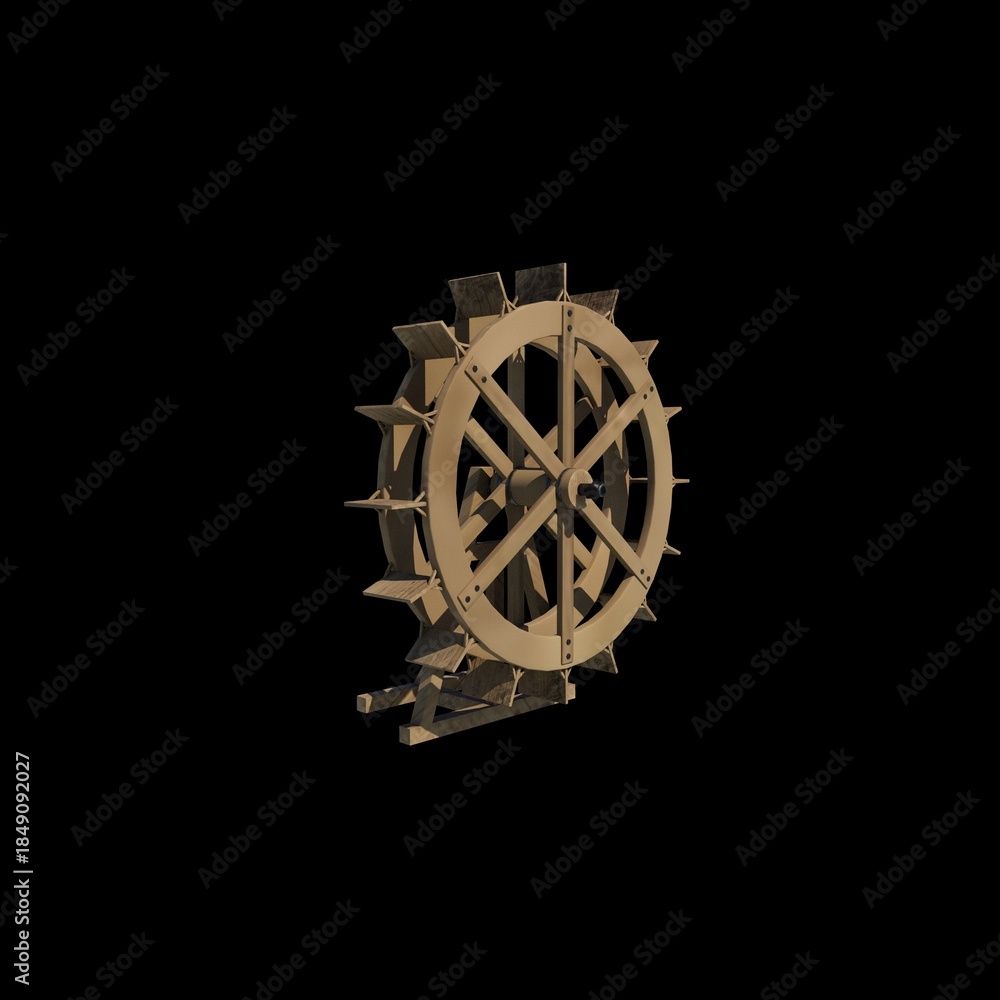 Fototapeta premium gears on black