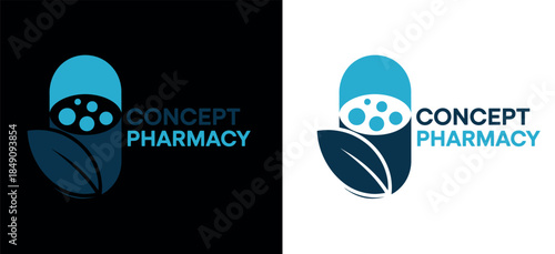 Concept Pharmacy Logo Design Variations