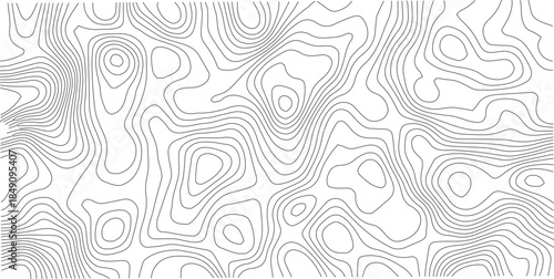 Abstract Topographic background. Geographic line map. Wavy pattern design. Paper texture imitation of a geographical map shades. Vector illustration.	