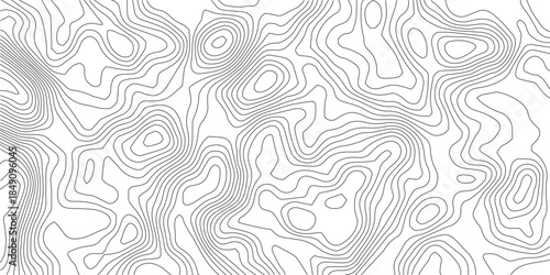 Abstract Topographic background. Geographic line map. Wavy pattern design. Paper texture imitation of a geographical map shades. Vector illustration.	