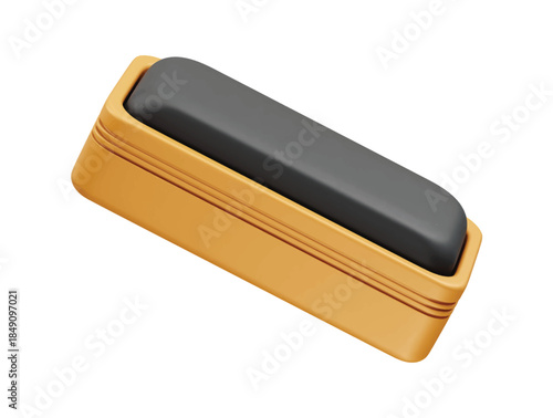 Duster icon 3d render illustration 