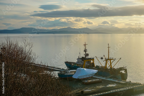 A Beautiful View of Avacha Bay in Kamchatka