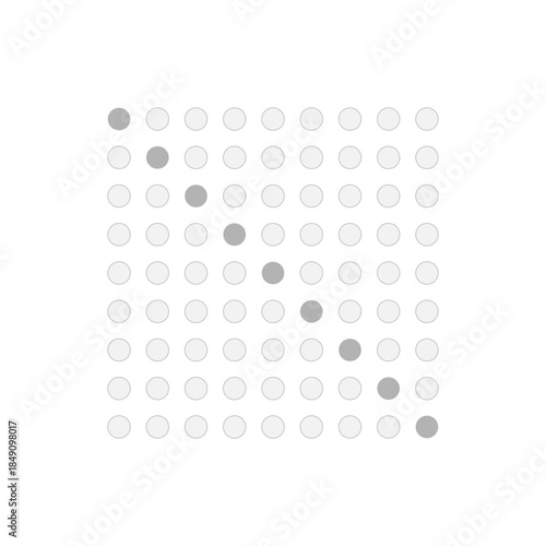 Pagination dots navigation set for slider and carousel interface