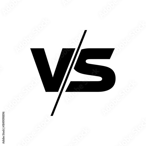 VS Versus Icon – Competition Battle Symbol for Comparison, Sports & Match Design