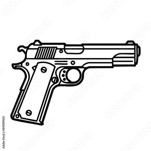 Toy Gun Vector Illustration