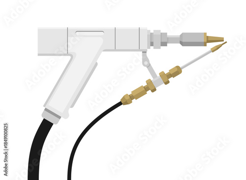 Laser welding machine with handheld industrial torch