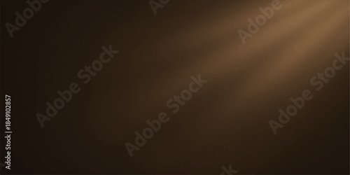 Abstract dark brown chocolate background with light rays and a red fire pattern animation isolated on a black screen transition