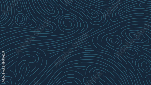 Blue Abstract Background with Flowing Lines Pattern