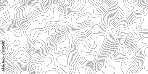 Topographic map background. Grid map. Vector illustration .Creative design with textured Background of geographic grid for hiking and mountain sport. Vector illustration. paper texture design .	